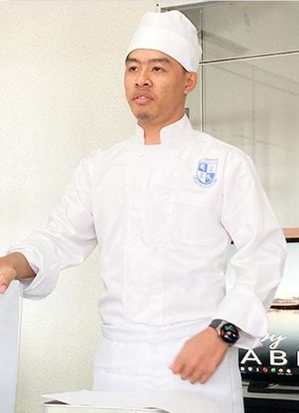Young adult baker